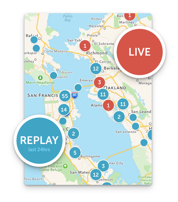 Periscope maps