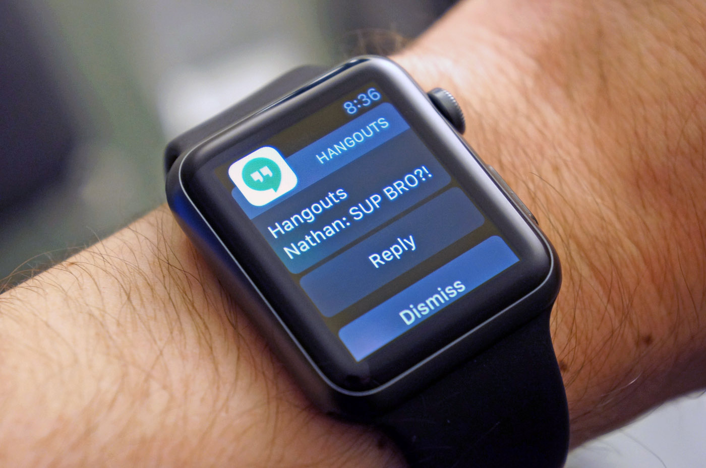 hangouts apple watch