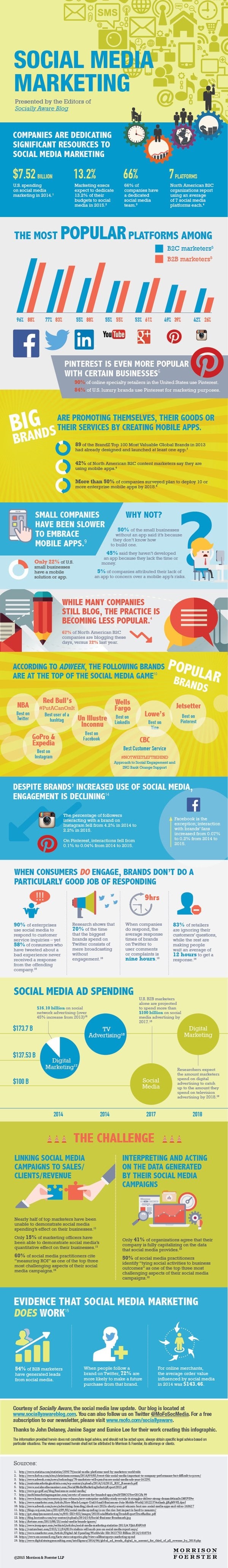 social media marketing infographic