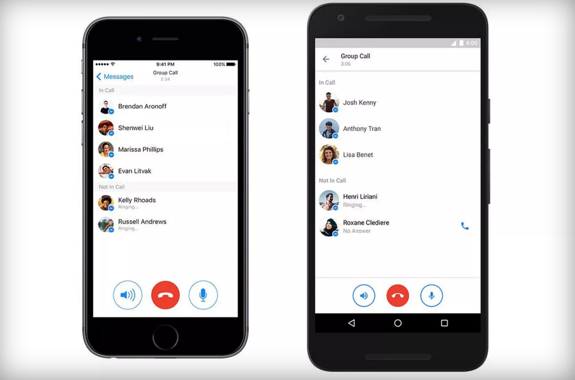 facebook 50 contacts call on messenger