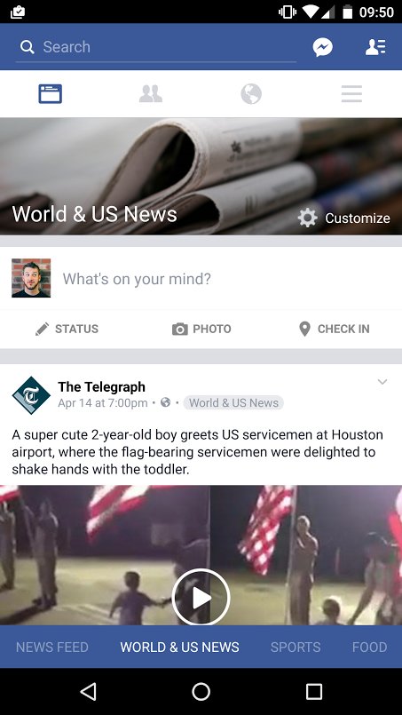 new facebook news feed