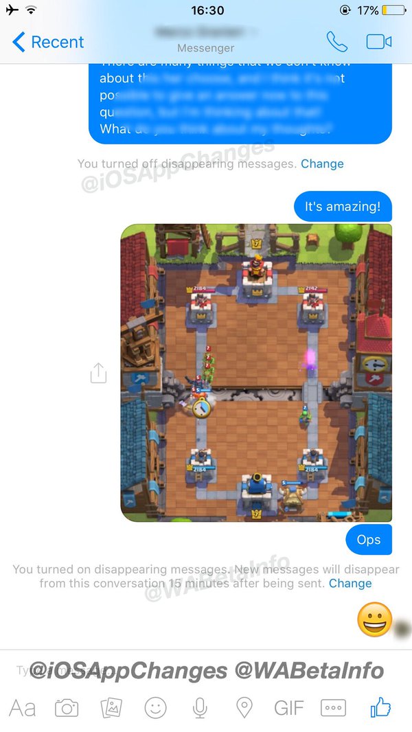 Messenger Disappearing Messages