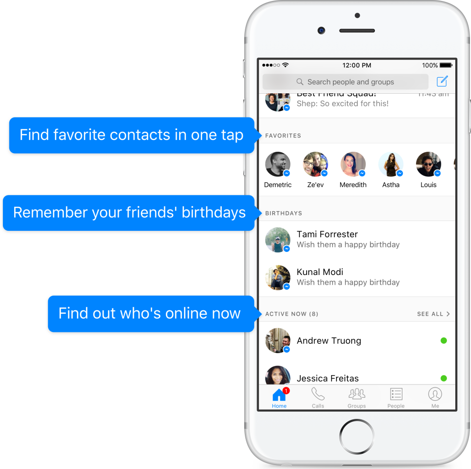 fb messenger update