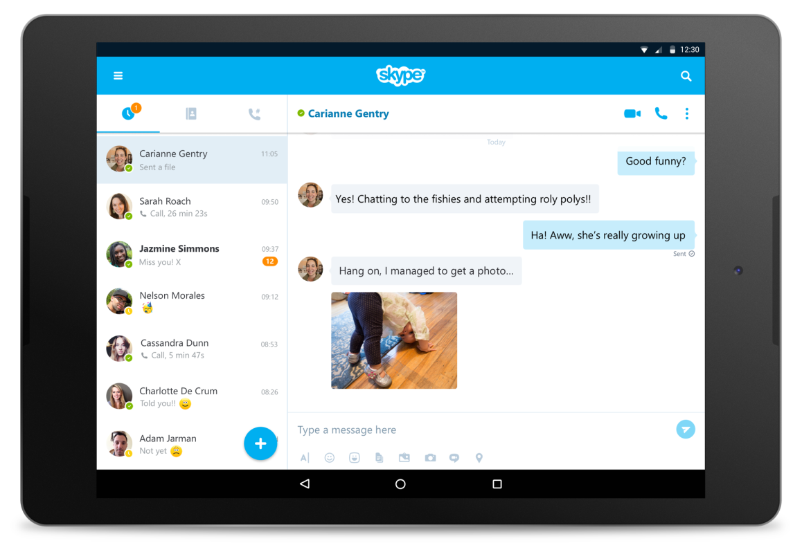 skype chat