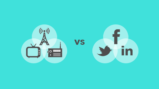 social media vs tv